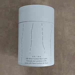 NEW West Elm LED Curtain Rain Lights - 6ft